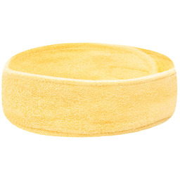 Opaska frotte żółta