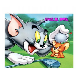 Puzzle TOM I JERRY MYSZ KOT BAJKA A3
