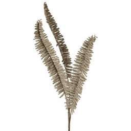 EUROFIRANY Sztuczna roślina Natu 418 Paproć Szarobeżowy