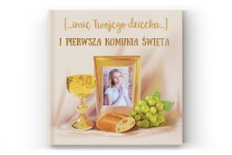 Personalizowana pamiątka Komunii Świętej dla dziewczynki