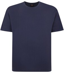 T-shirt Gładki Granatowy ESPIONAGE Duże Rozmiary