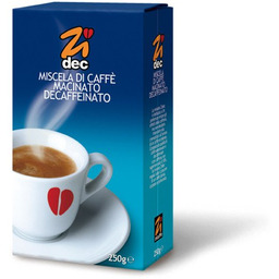Kawa mielona ZIDEC Decaffeinato bezkofeinowa 250g