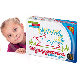 Wyszywanka edukacyjna kolorowe sznurki, ćwiczenie nauki pisania