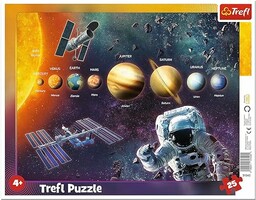 Trefl Układ Słoneczny Puzzle Ramkowe dla Dzieci
