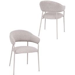 Krzesło do jadalni z Livia, beżowe/kaszmir