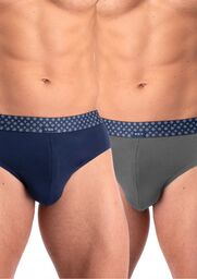 Slipy męskie bambusowe (2 pack) z elegancką gumą