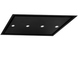 Okap sufitowy Planet Super Slim Black Matt 90