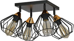 Emibig VESTA 4A BLACK 392/4A plafon lampa sufitowa