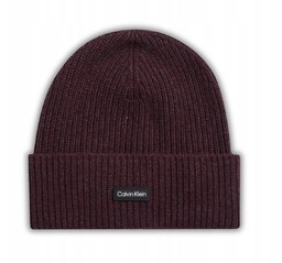 Calvin Klein DADDY WOOL BEANIE BURDUNDOWA (K50K510984-VIH)