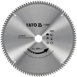 Yato TARCZA WIDIOWA DO ALUMINIUM 300X100TX30 MM YT-6097