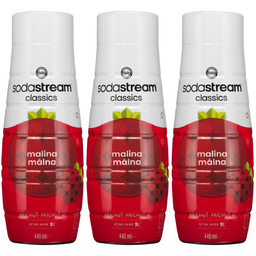 Syrop malinowy SODASTREAM Malina, 3 szt. - 440ml