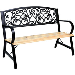 Elior Ławka ogrodowa z oparciem i podłokietnikami S6-T87