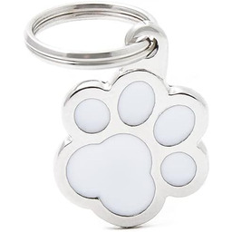 MYFAMILY Medal dla spersonalizowanego psa we Włoszech, biała