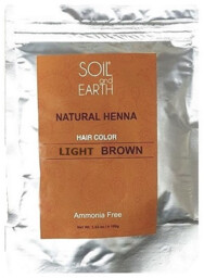 Naturalna Henna Indyjska JASNY BRĄZ, Soil & Earth,