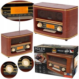 Retro Radio Ad 1187 z Bluetooth Fm MP3