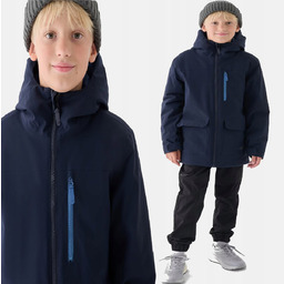 KURTKA CHŁOPIĘCA 4F 158 MIEJSKA PRZEJŚCIOWA PŁASZCZ TJACM157