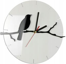 Zegar ścienny okrągły z cichym mechanizmem na ścianę