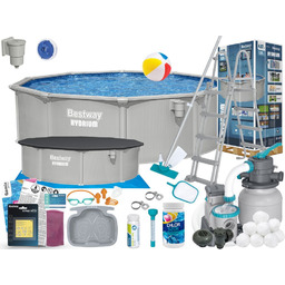 Basen Bestway 457x122 Ogrodowy Stelażowy 56384 21w1