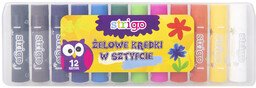 Strigo, Kredki żelowe dla dzieci do szkoły, 12