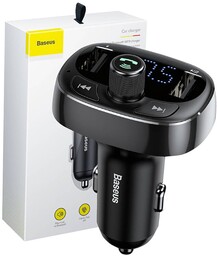 Transmiter FM Bluetooth z ładowarką USB 3.4A Baseus