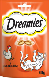 Dreamies 60g - przysmak dla kota z pysznym