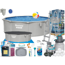 Basen Bestway 457x122 Ogrodowy Stelażowy 56384 20w1