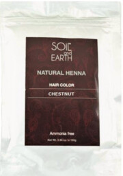 Naturalna Henna Indyjska ORZECHOWY BRĄZ, Soil & Earth,