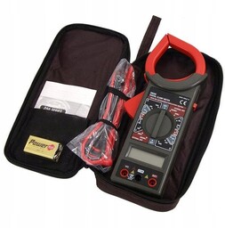 Cęgowy Cyfrowy Miernik Elektroniczny LCD Multimetr Szczypce Prądowe