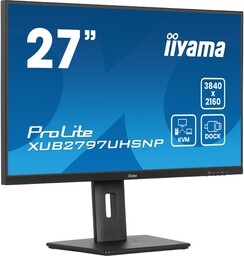 iiyama Monitor XUB2797UHSNP-B1-27, IPS, 3840 x 2160/60Hz, 1H1DP1C,