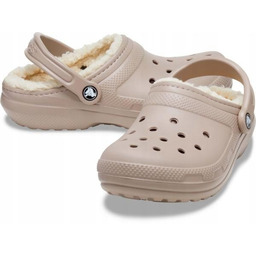 Damskie Ocieplane Klapki Buty Chodaki Crocs Classic Lined