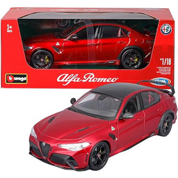 Bburago - Alfa Romeo Giulia GTAm Rossa, samochód