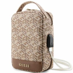 Torba Guess GUHBHGCFSEW Organizer - brązowe GCube Stripe