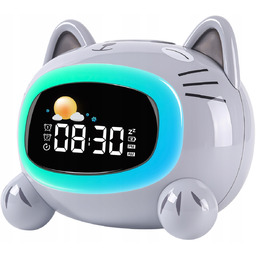 Zegar budzik lampka nocna lampa Led kolorowa