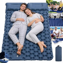 Materac Samopompujący Kempingowy Mata Turystyczny Lekki Poręczny 200x130CM