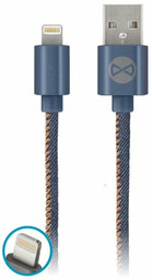 Forever kabel Jeans USB - Lightning 1,0 m