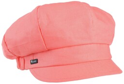 Czapka Newsboy Classic by Lipodo, koralowy, One Size