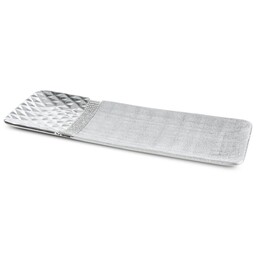 Eurofirany Patera ceramiczna 39x13x3 Solen 01 srebrna