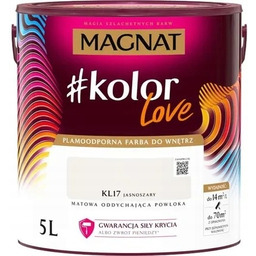 Magnat Farba #kolor Love 5 l KL17 jasnoszary