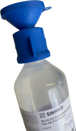 Aparat i płyn do płukania oka 250 ml