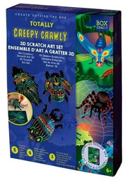 Zestaw kreatywny 3D zdrapka Robaczki - Box Candiy