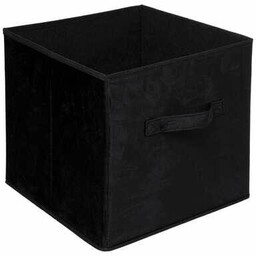 Pudełko do regału 31x31cm Velvet czarne