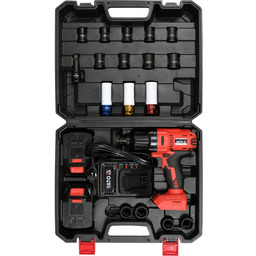 YATO ZESTAW 18V: KLUCZ UDAROWY 1/2'' 700 NM,