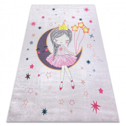 Dywan do prania BAMBINO 48060 Księżniczka, gwiazdy