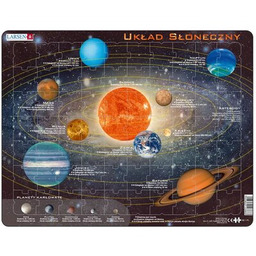 LARSEN Układanka Maxi Układ Słoneczny LA-SS1PL (70 elementów)