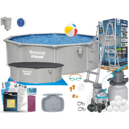 Basen Bestway 457x122 Ogrodowy Stelażowy 56384 17w1