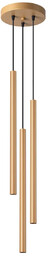 Lampa wisząca PASTELO 3P złota SL.1172 - Sollux