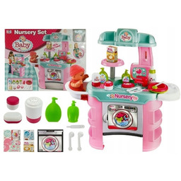 Zestaw Do Opieki Niemowlaka Dla Lalek Stolik Akcesoria