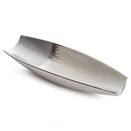 Eurofirany Patera ceramiczna 41x15x8 Max 2 kremowa srebrna