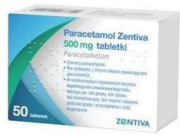 Paracetamol Zentiva 500 mg, 50 tabletek
