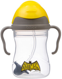 B.BOX bidon ze słomką niekapek BATMAN